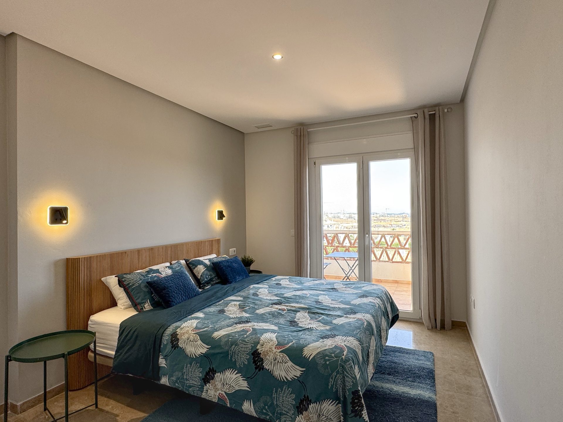 The master bedroom